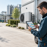 Field Service Management Software - Servicetechniker plant Tour mit Nachfragespitzen durch das Gebäudemodernisierungsgesetz